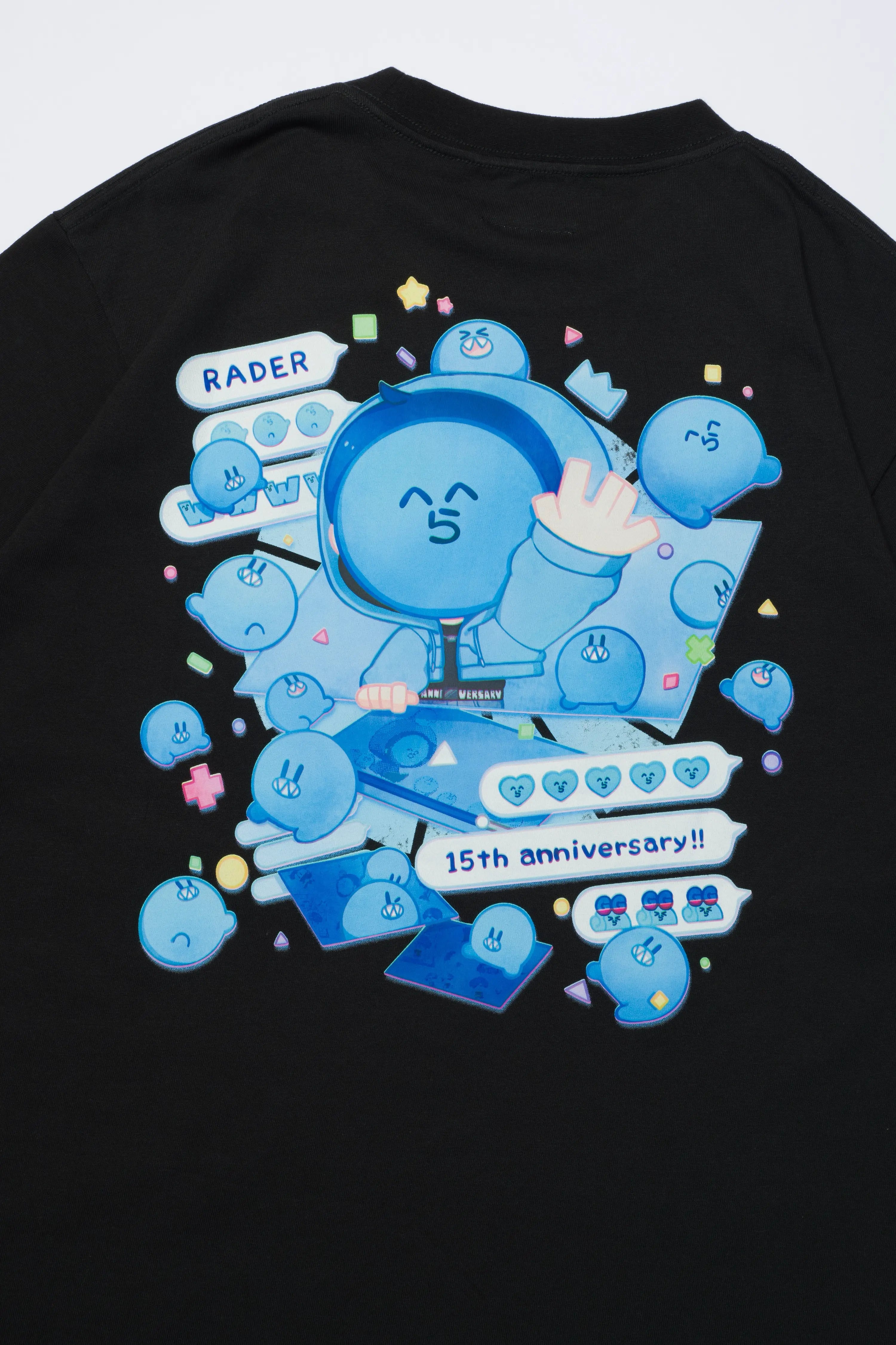 15thアニバーサリーTシャツ / ブラック
